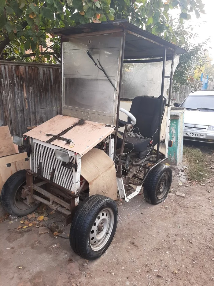 MINI Tractor - My, Homemade car, Saratov, Auto, Tractor, Longpost