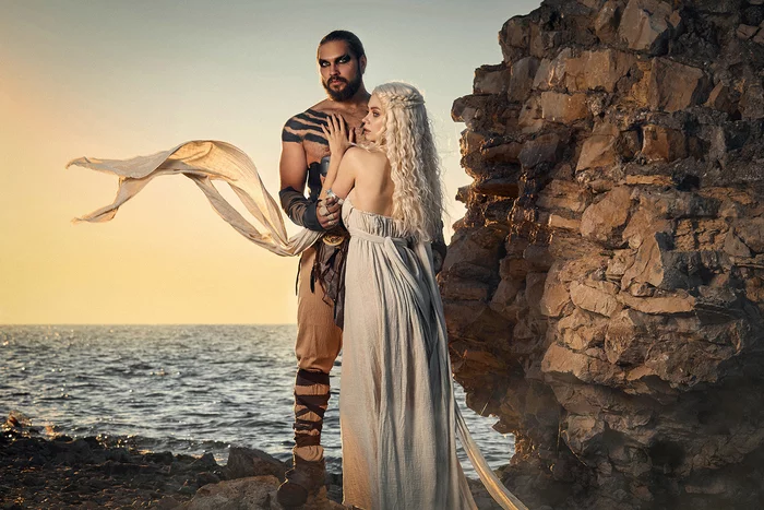 Daenerys and Khal Drogo - My, Cosplay, Game of Thrones, Daenerys Targaryen, Khal Drogo, Mother of dragons, Longpost