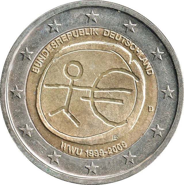 This is what perfection looks like. German 2€ 2009. The top among design solutions for coins. Incredible work of art - Germany, Coin, 2009