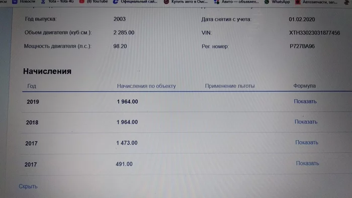 Transport tax - My, Transport tax, Tax, Gai, Longpost, Negative, Legal aid, No rating