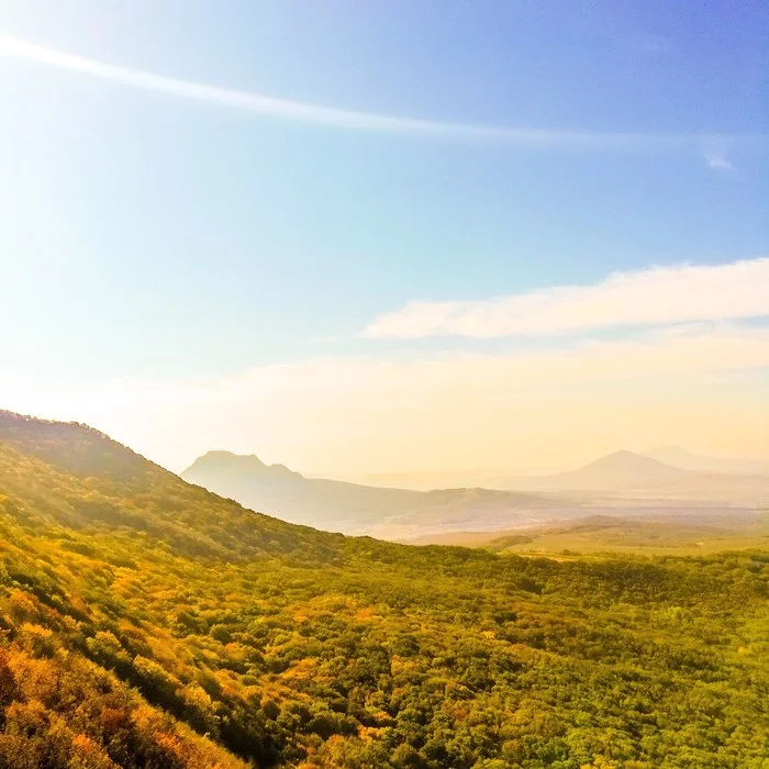 Autumn added colors - My, Autumn, Caucasian Mineral Waters, Nature, The mountains, Snake Mountain