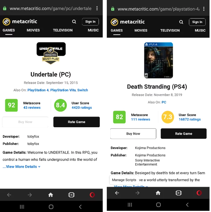 Metacritic - DEATH STRANDING (PS4) releases on Nov 8: Any