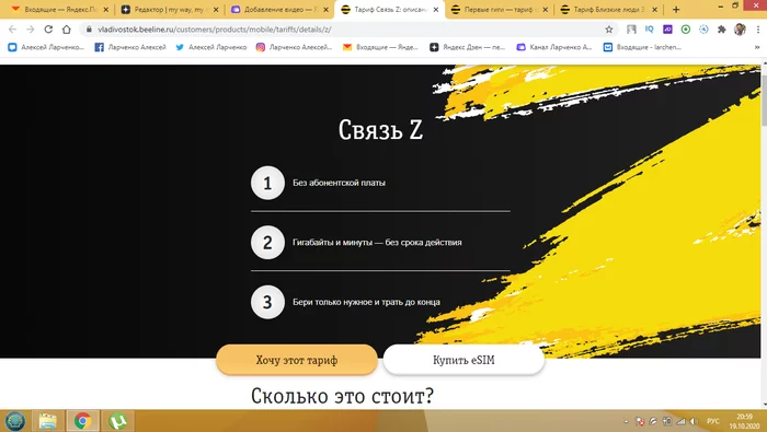 Билайн «Связь Z»: выгодный мобильный интернет - Моё, Билайн, Тарифы, Обзор, Негатив, Длиннопост