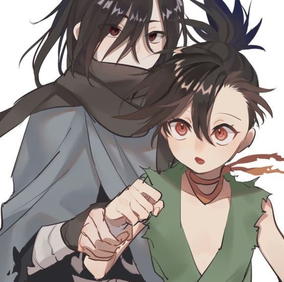 Аниме-Дороро - Аниме, Anime Art, Dororo, Длиннопост, Арт, Pixiv, Рисунок