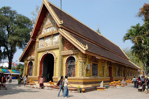 Vientiane is a city of legends and ancient temples. That Dam Stupa. Simuang Temple and temples on Settathirata Avenue - My, Vientiane, Temple, Asia, Travels, Longpost