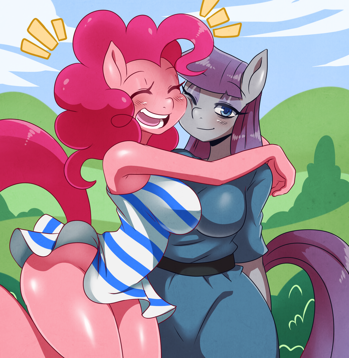   My Little Pony, Pinkie Pie, Maud Pie, MLP Edge, 