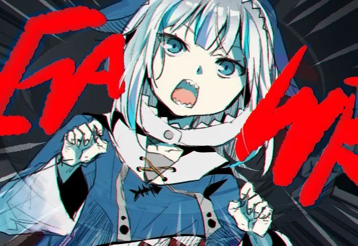 Gawr Gura Set - Аниме, Anime Art, Gawr Gura, Hololive, Акула, Плюшевые игрушки, Длиннопост