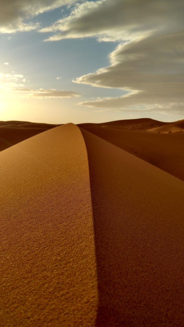 Sahara Desert, Morocco - The photo, Nature, Desert, Sahara, Morocco, Sand dune