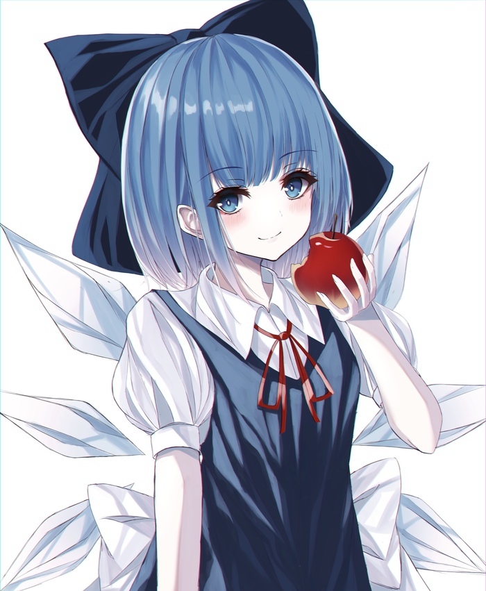 Cirno Touhou, Anime Art, , Cirno, Kure:kuroha