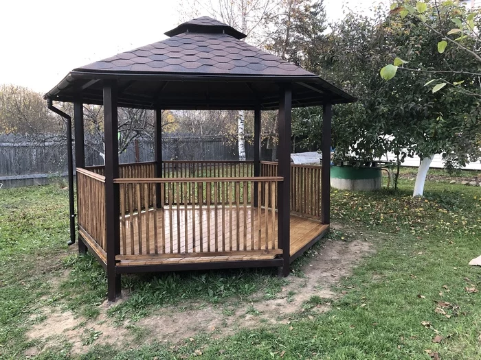 DIY gazebo - My, Alcove, With your own hands, Homemade, Dacha, Building, Construction, Welding, Longpost