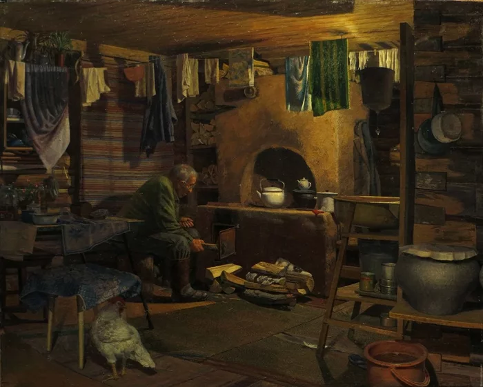 У замечательного художника Геннадия Проваторова, писавшего русскую деревню, есть цикл работ «Одинокие» Художник, Деревня, Одиночество, Длиннопост