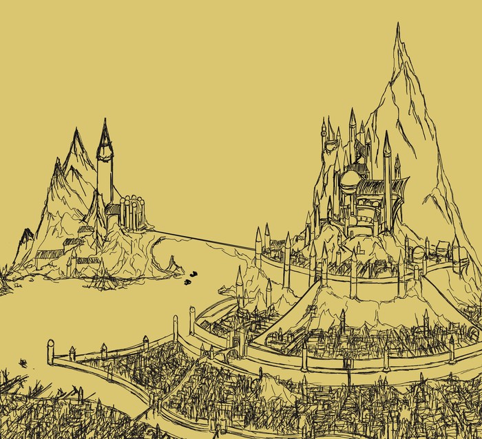 Центр Дейронской республики , город Слангалин