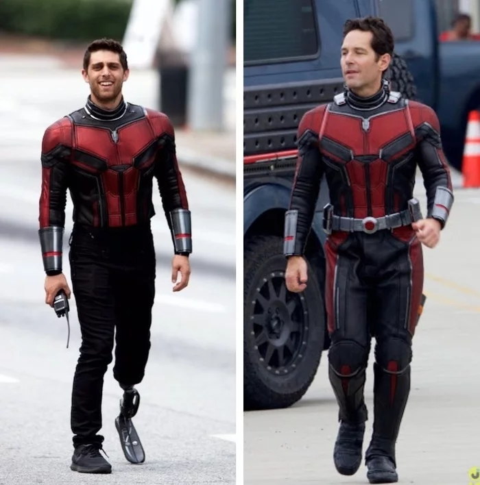 Crazy Double - Ant-man, Movies, Stuntman, Understudy, Paul Rudd, Prosthesis