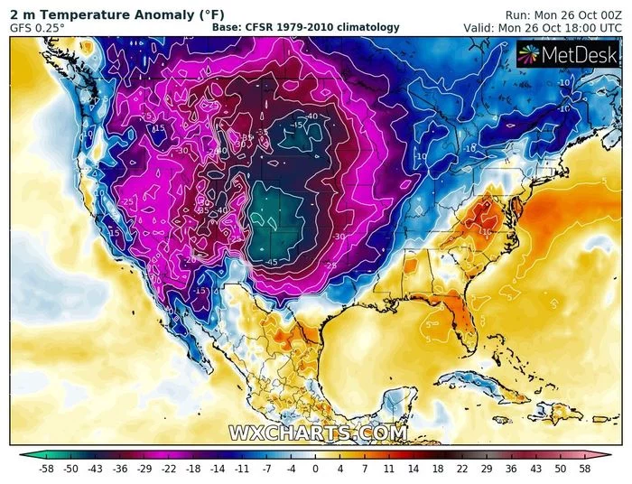 Global warming or not? USA in 18 hours - USA, Weather, Global warming