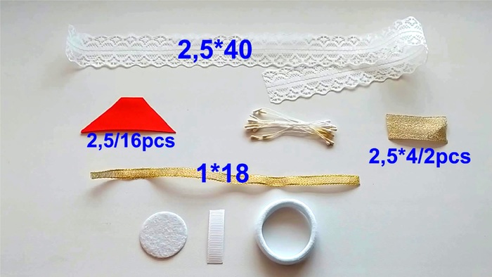Розы из репсовых лент для украшения детской прически