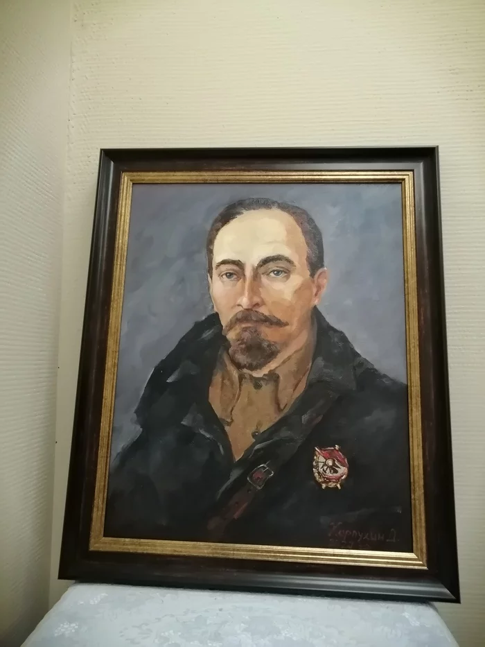 Felix Edmundovich - Portrait, Oil painting