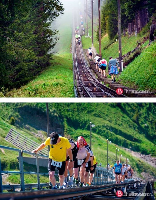 One plank, two planks, there will be a ladder: a list of the longest stairs on the planet - Stairs, Travels, Longpost, sights