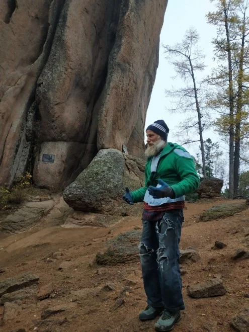 Stuntman on Feathers - Krasnoyarsk pillars, Grandfather, Feathers, Deadly Stunt, Video