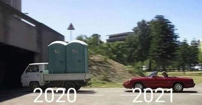 Well, 2021 will definitely be better! - Reddit, 2020, 2021, Memes, Toilet