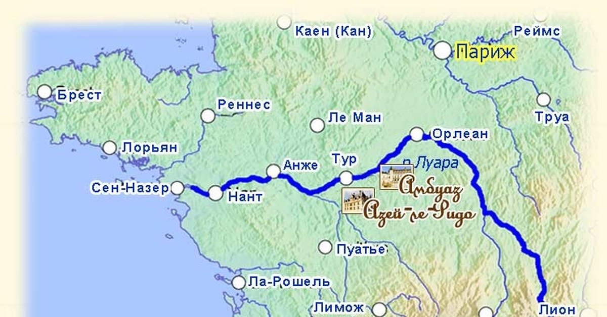 Морской путь от устья дуная до азии. Река Луара во Франции на карте. Река Луара на карте. Где находится река Луара в контурных картах.