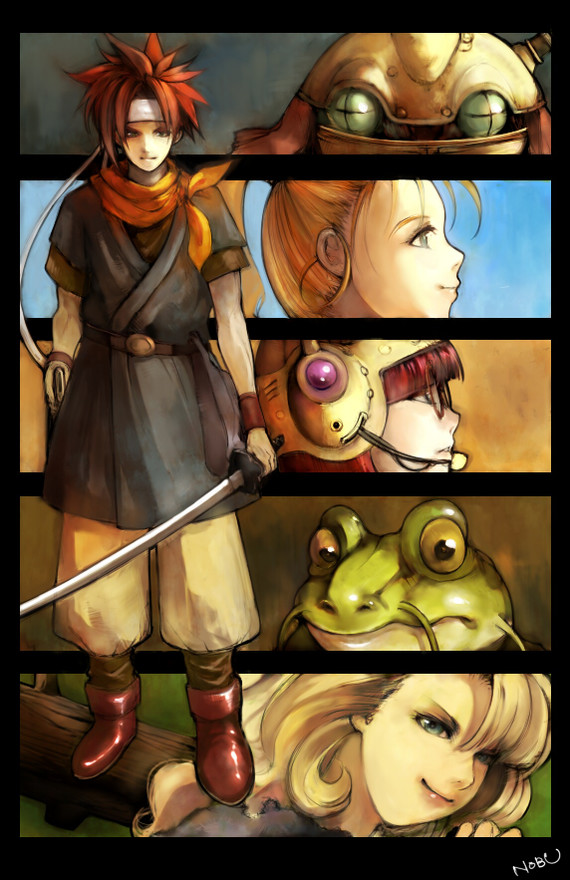 Chrono Trigger - Games, Art, Anime art, Anime, Chrono trigger, Fan art, Longpost