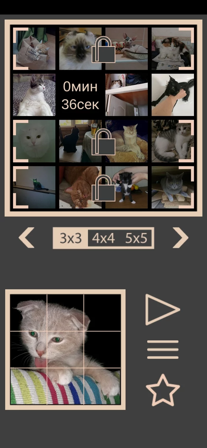 Collect the cat. Let's continue - My, cat, Games, Share this, Longpost