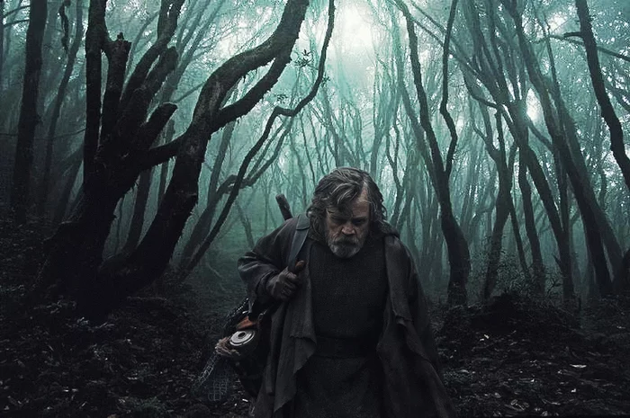 On the wave of posts about Hatch in the woods - My, Luke, Forest, Luke Skywalker, Star Wars, Photoshop, All ashes, Hopelessness