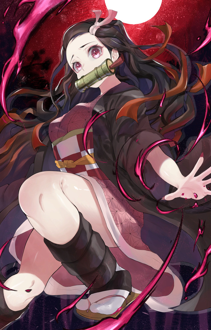 Nezuko Kimetsu No Yaiba, Nezuko Kamado, Anime Art, 