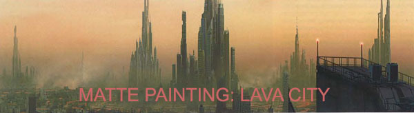 Matte painting: Lava City - Photoshop, 3D modeling, Books, The photo, Town, Lava, Longpost
