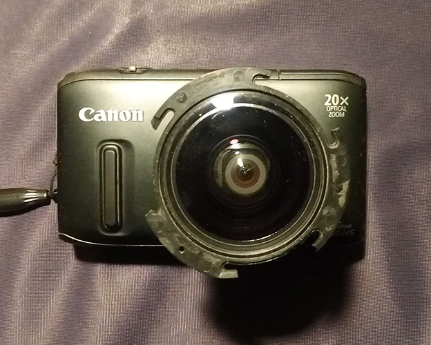Объектив из старого пленочного фотоаппарата