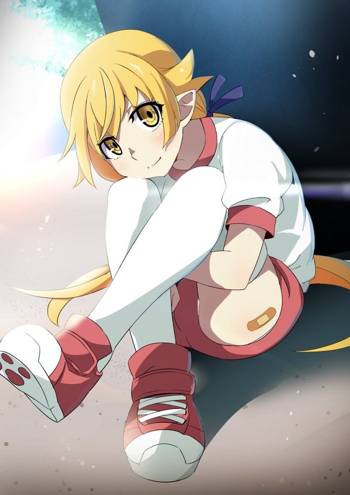 Oshino Shinobu , Anime Art, Monogatari Series, Shinobu Oshino, Gesugesu ahoaho