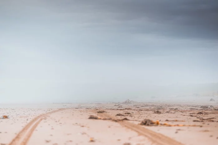 Foggy morning. - My, Sea, Fog, Morning, Sakhalin, Nature, The mountains, Road, Atmosphere, Longpost