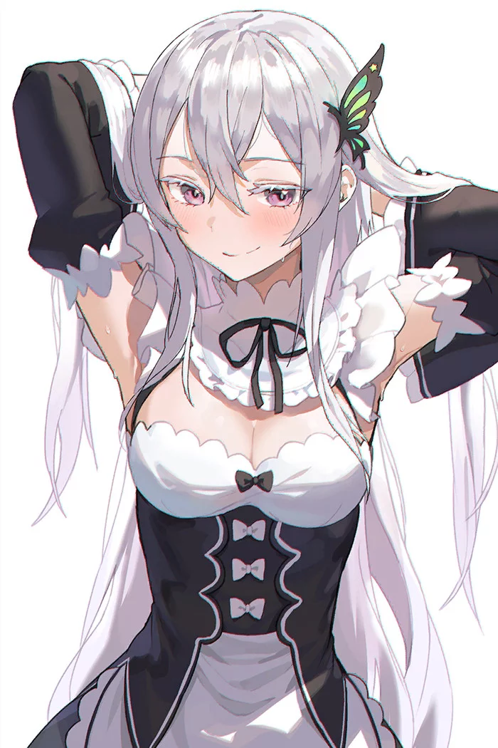 Maid Echidna - Re: Zero Kara, Echidna, Anime art, Anime, Housemaid