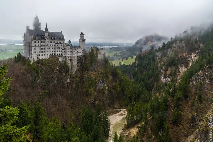 Neuschwanstein Castle in Bavaria - Lock, Neuschwanstein, Germany, Longpost