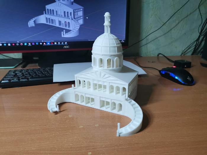 Heroes 3. City Tower. Capitol (3D print) - My, HOMM III, Герои меча и магии, 3D modeling, 3D, Anycubic, Longpost