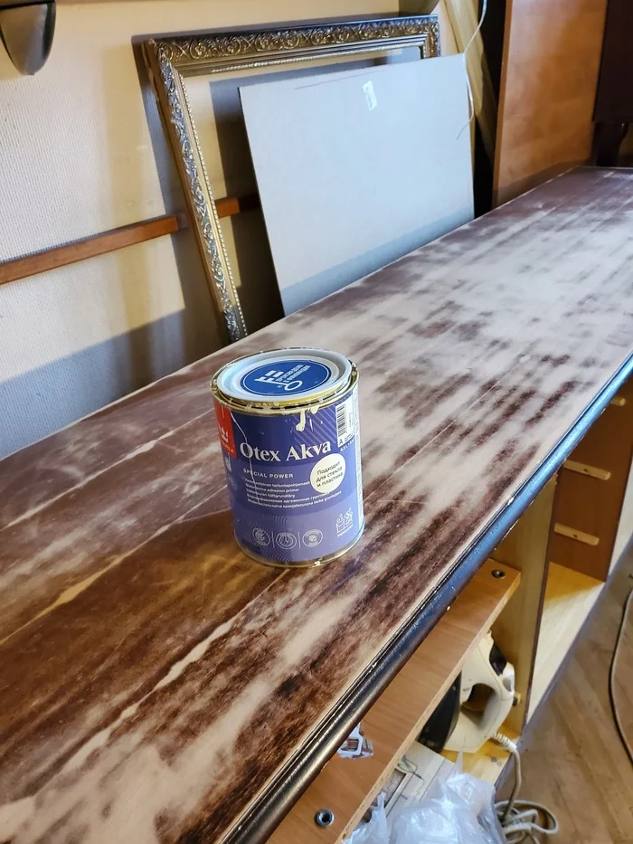 Restyling of a cabinet brought from the trash heap by women's hands - My, Rework, Furniture, With your own hands, Needlework with process, Interior, Decor, Longpost