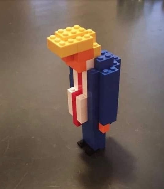 Trump leaving - Donald Trump, Lego