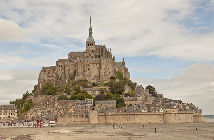 Abbey right on the sea - My, France, Island, Abbey, Longpost, Mont Saint Michel