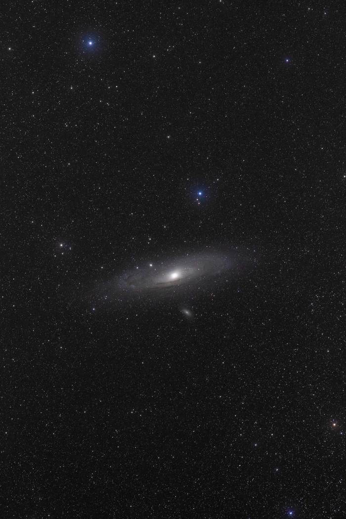 Andromeda Galaxy - My, Astrophoto, Andromeda Nebula, Galaxy, Space, Stars, Universe, Canon