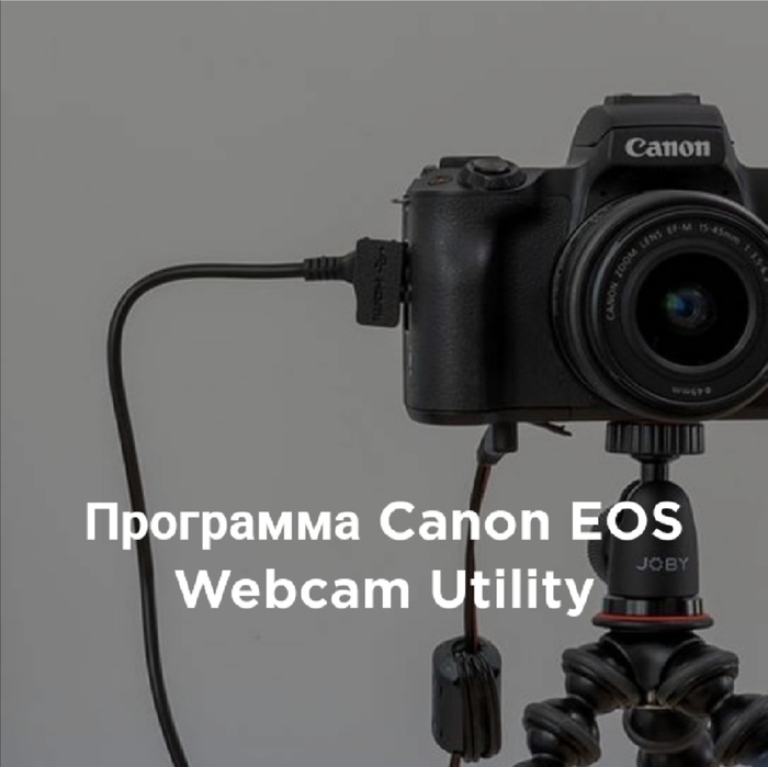 Canon 550D в качестве веб-камеры Canon, Canon EOS 550d, Вебкамера