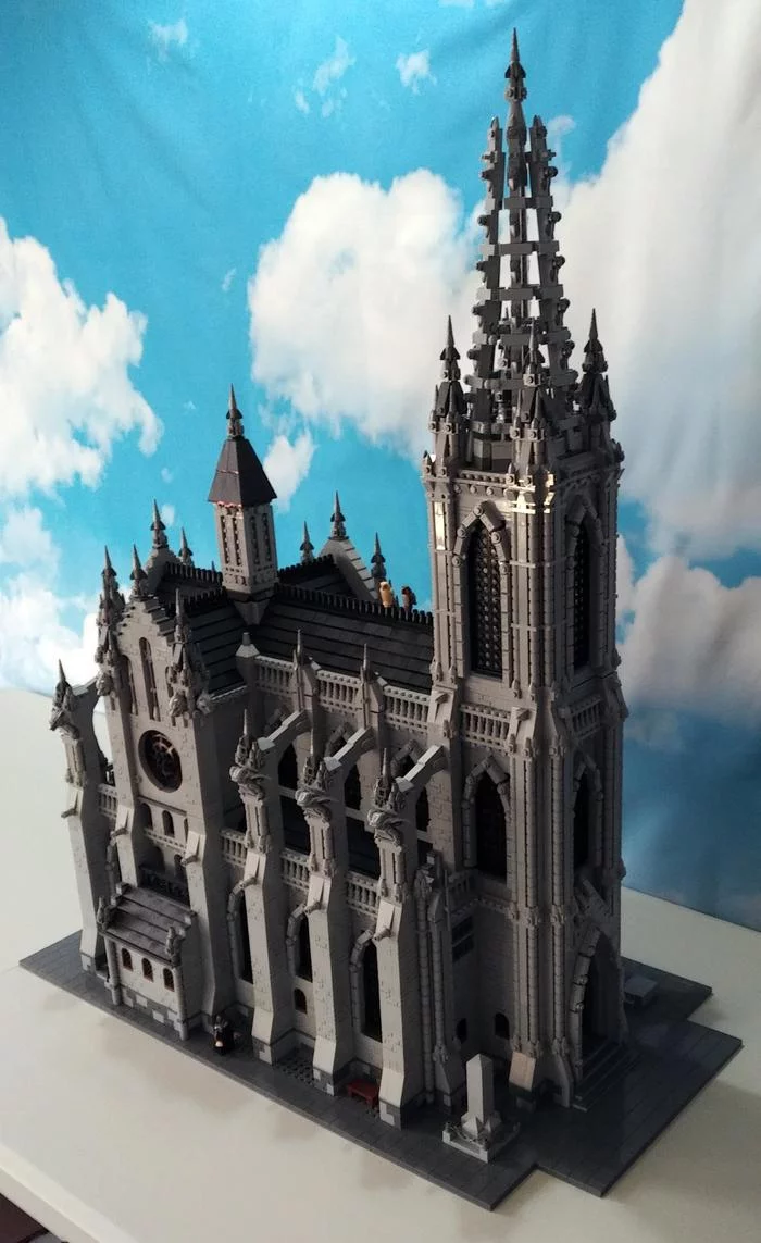 Huge cathedral made of 22,000 LEGO pieces - The photo, Constructor, Lego, Homemade, The cathedral, Building, Architecture, Longpost