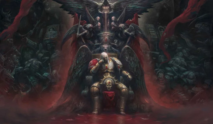 The Angel's Inferno - Warhammer 40k, Wh Art, Арт, Космодесант, Adeptus Astartes, Blood Angels