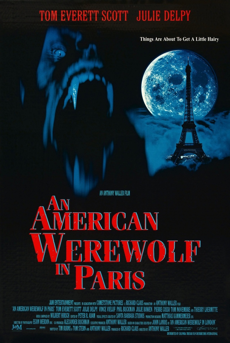 I advise you to watch the movie AN AMERICAN WEREWOLF IN PARIS (1997) - I advise you to look, Great Britain, Netherlands, Luxembourg, USA, France, Horror, Comedy, Video, Longpost, Netherlands (Holland)