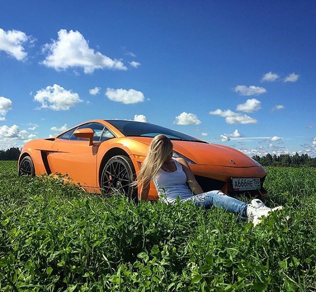 Police began checking videos of a Moscow racer driving an orange Lamborghini with the number 666 - Lamborghini, Police, Traffic rules, , Golden youth, Video, Longpost