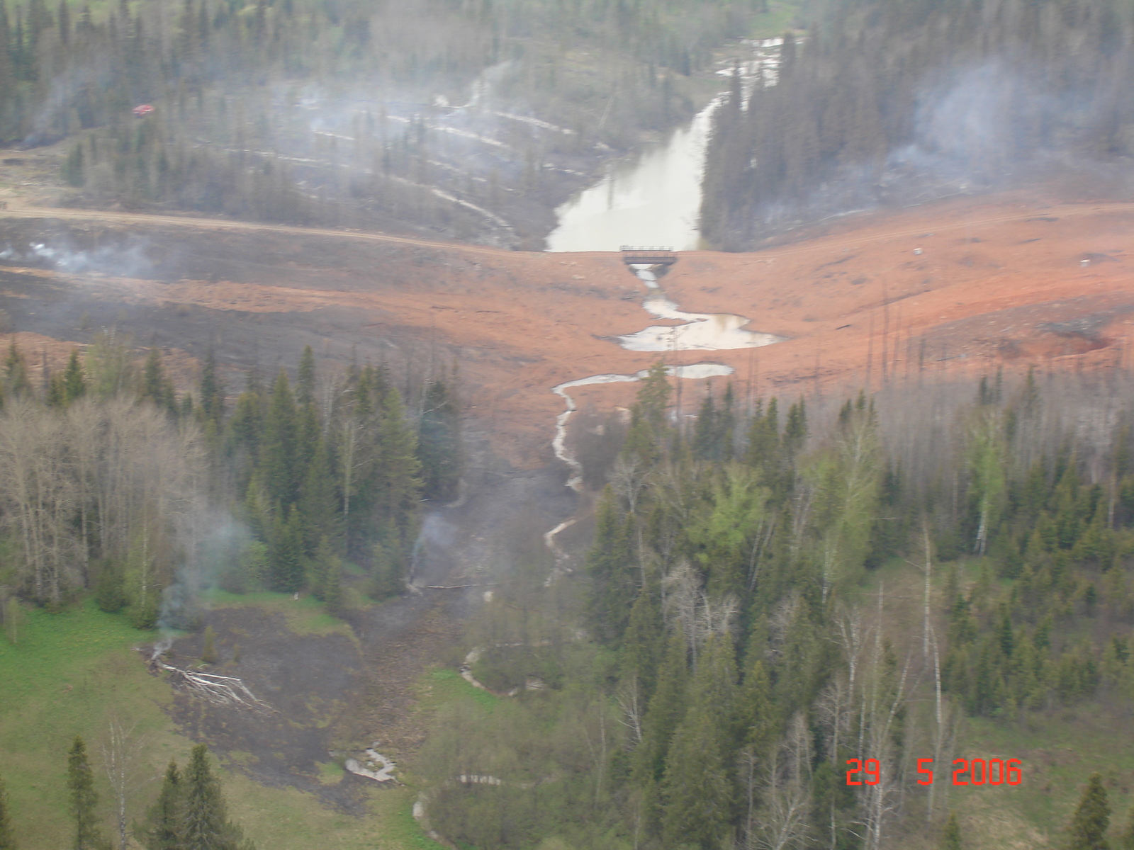 Main gas pipeline rupture 2 - My, Gas pipeline, Explosion, Crash, Longpost