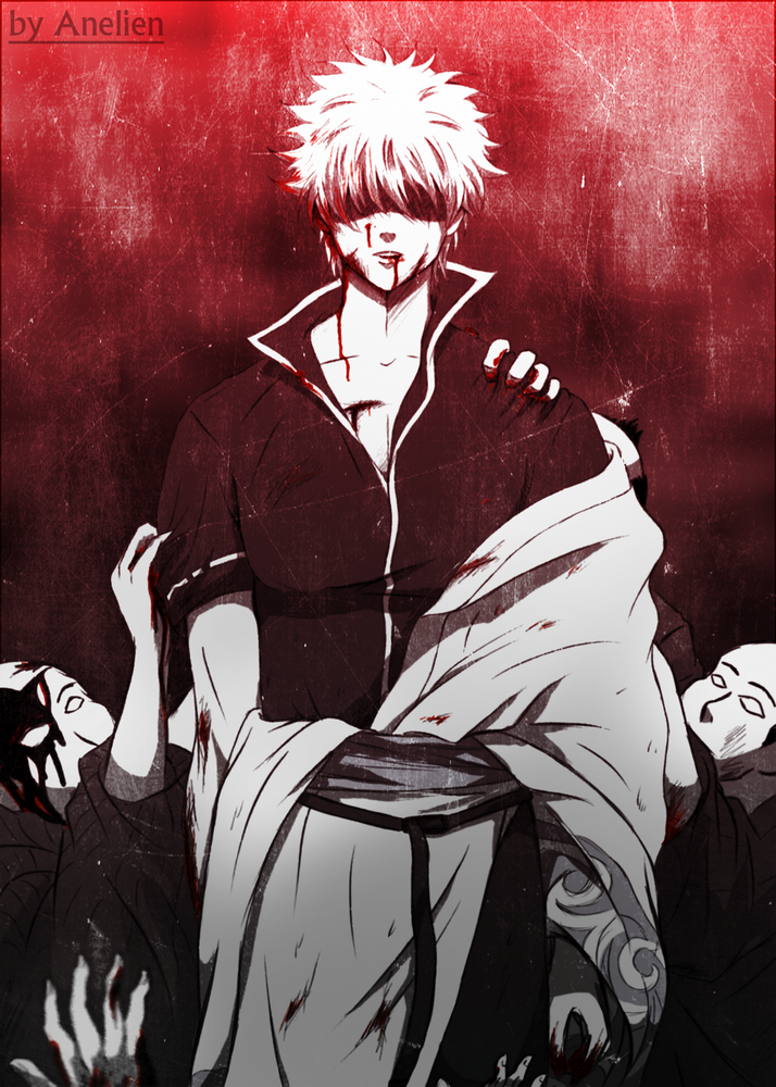 On inspiration - My, Gintama, Anime art, Anime, Art, Fan art, My, Artist, Images