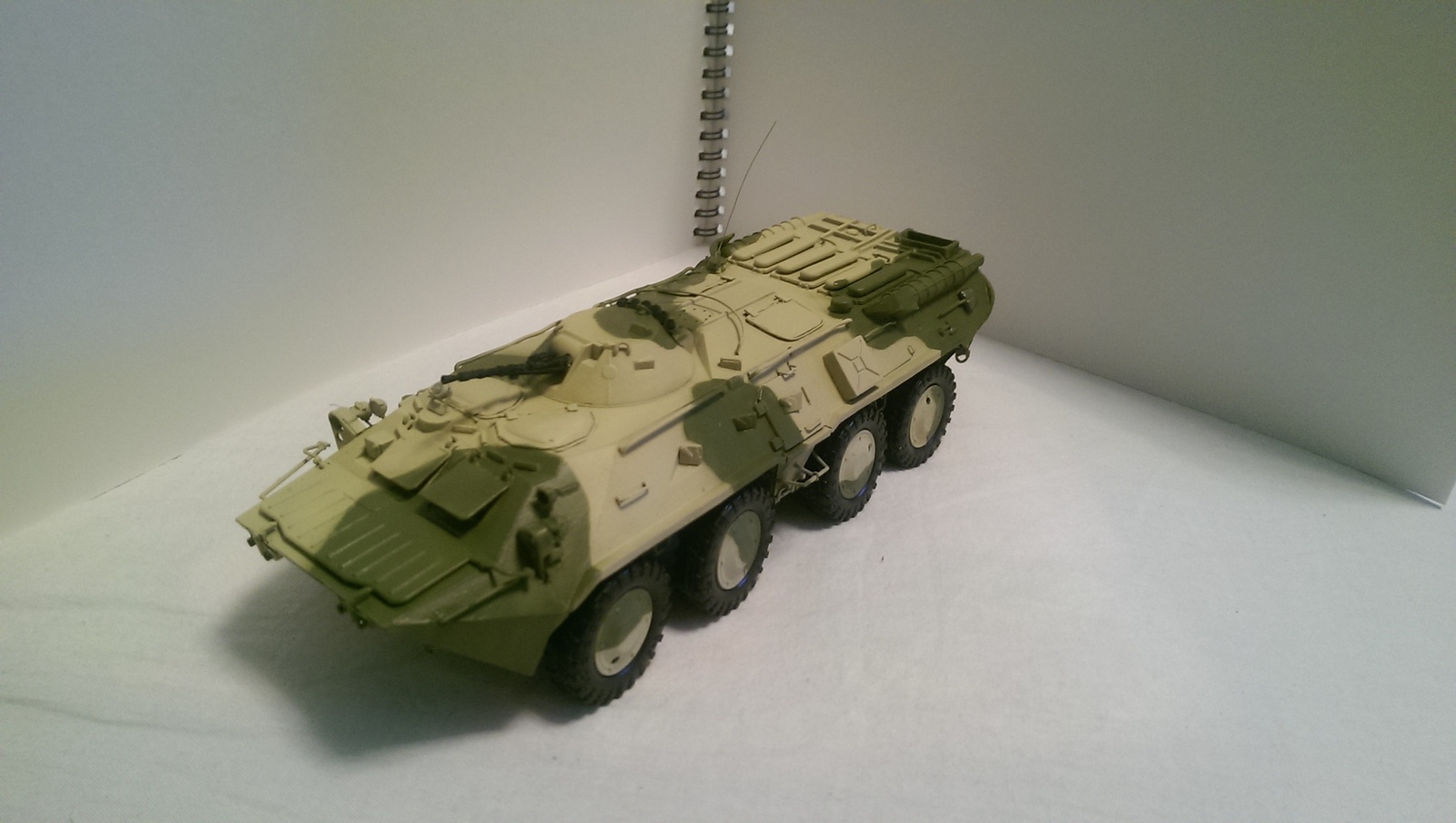 Model BTR 80 - My, Modeling, Military equipment, Longpost