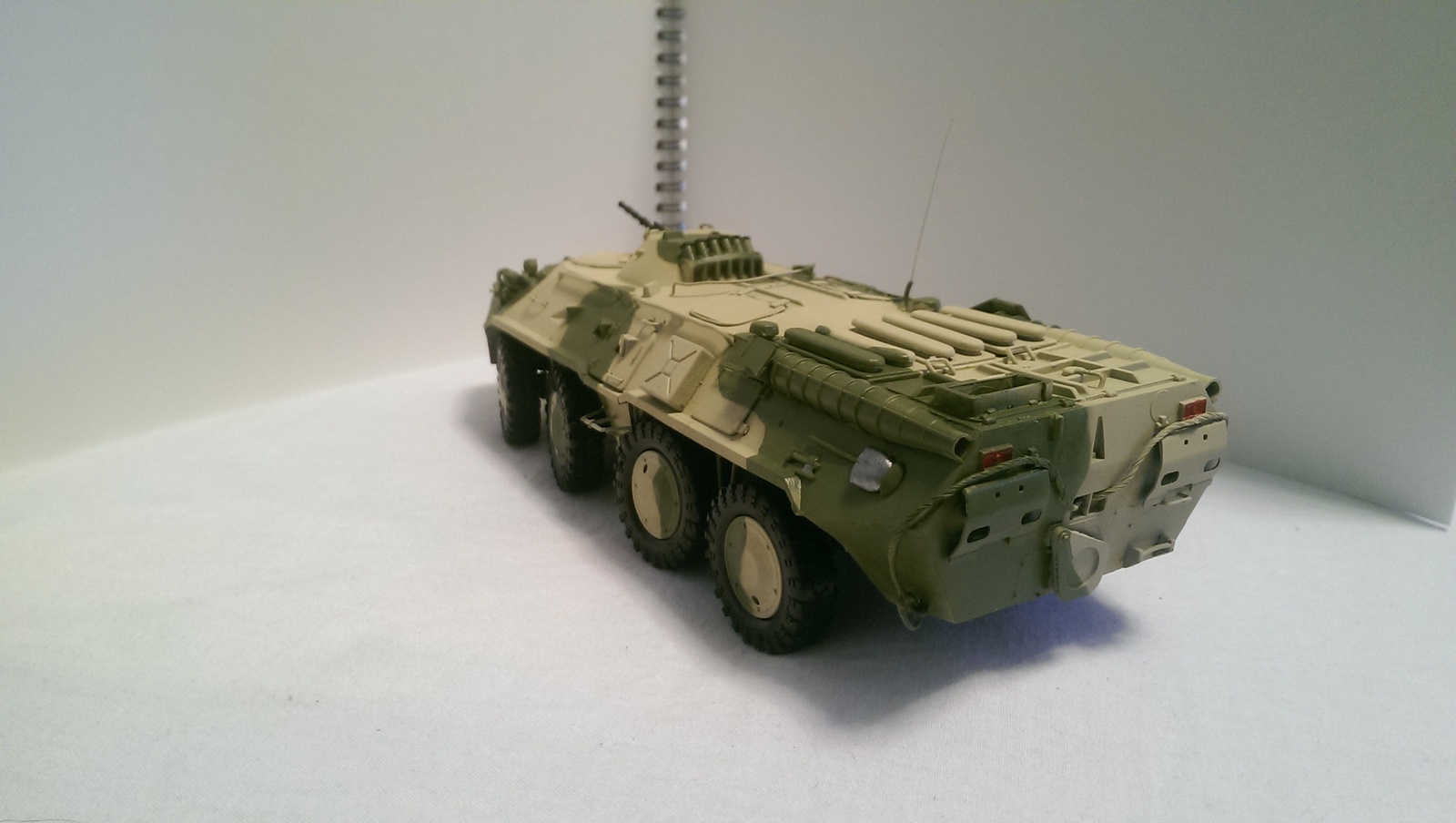 Model BTR 80 - My, Modeling, Military equipment, Longpost