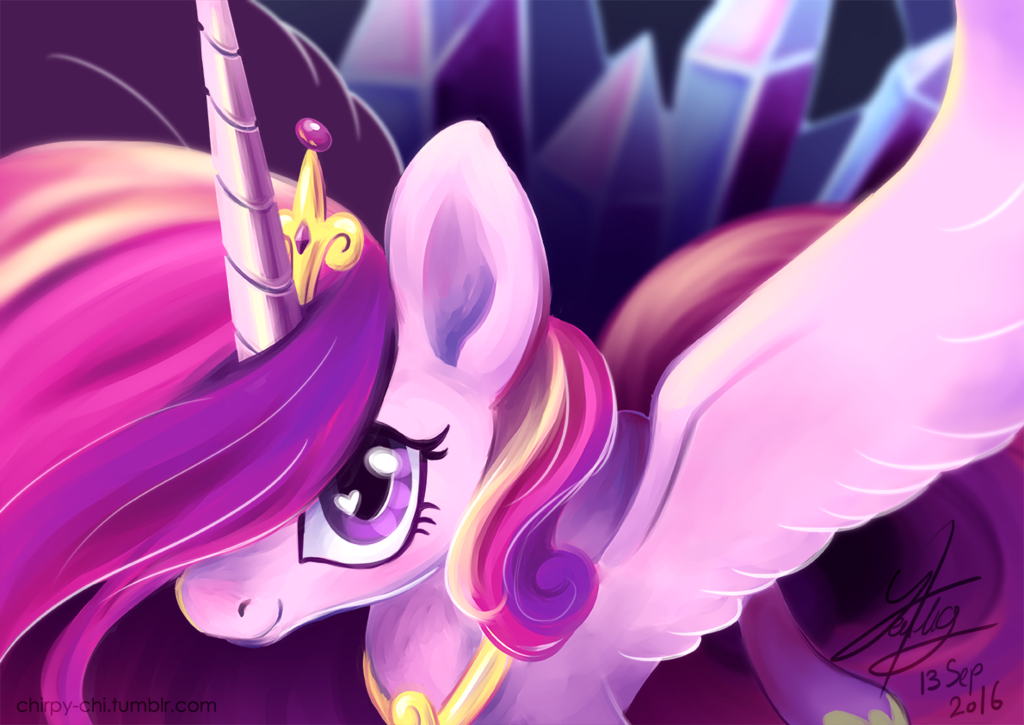 Pink Mirror - Princess Cadance, My Little Pony