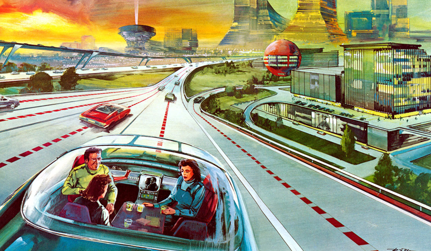 RetroFuturism - Ретрофутуристика, Картинки, Ретро, Длиннопост, Ретрофутуризм